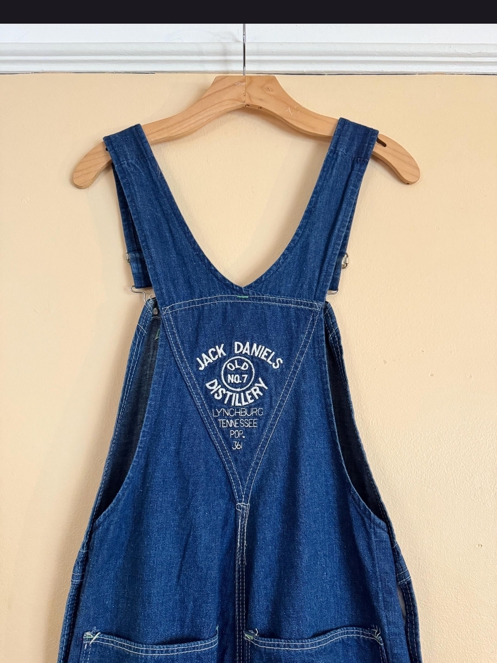Jack Daniels Indigo Denim Bib Overalls